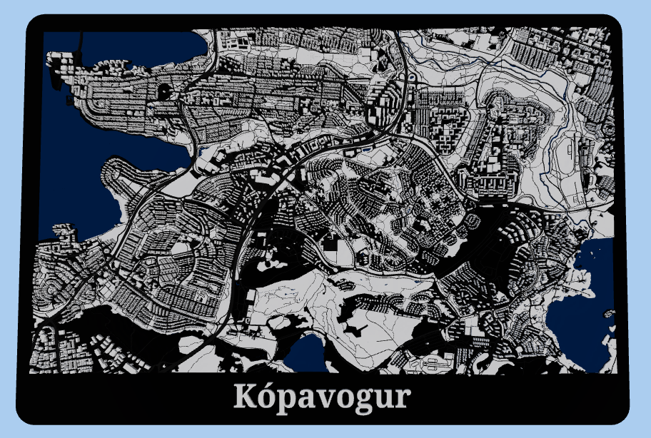 3d Hverfis-Kort