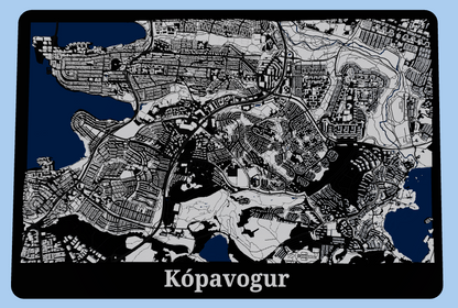3d Hverfis-Kort