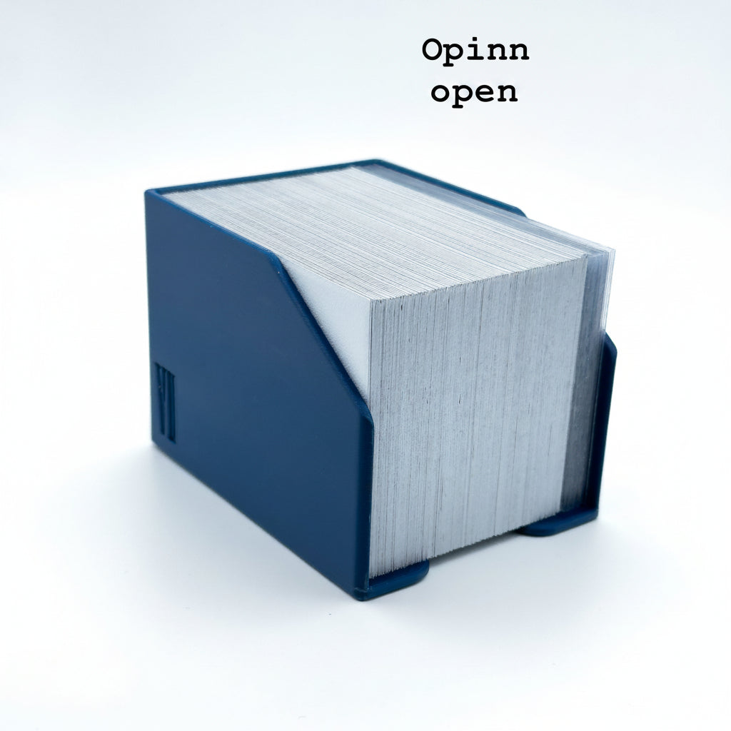 add text below Opinn " open"